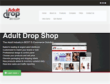 Tablet Screenshot of adultdropshop.com